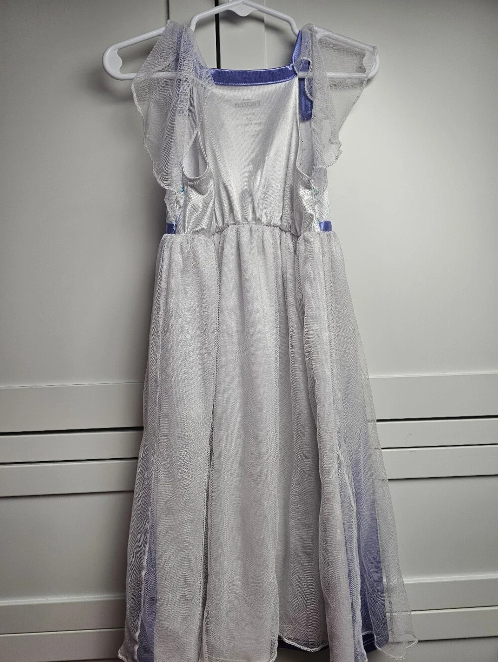 Disney Frozen Elsa Purple and White Girls Costume Dress Nightgown